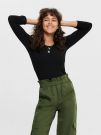 Maglia manica lunga Only - black