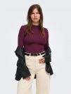 Maglia manica lunga Only - bordeaux