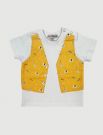 T-shirt manica corta Yours - giallo