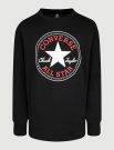 T-shirt manica lunga sportiva Converse - nero