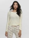 Pullover manica lunga Only - cloud dancer