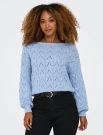 Pullover manica lunga Only - azzurro
