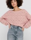 Pullover manica lunga Only - rose