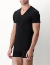 Maglia manica corta in cotone Perofil - nero