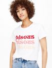 T-shirt manica corta Only - rosso