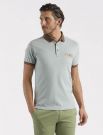 Polo manica corta Yes Zee - azzurro polvere