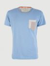 T-shirt manica corta Yes Zee - azzurro polvere