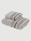 Completo asciugamani Borbonese - grigio
