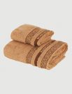 Completo asciugamani Borbonese - marron glace'