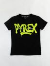 T-shirt manica corta Pyrex - nero