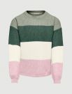 Pullover manica lunga Only - verde grigio
