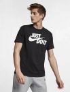 T-shirt manica corta sportiva Nike - nero bianco