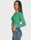 Maglia manica lunga Only - green