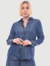 Camicia manica lunga Emme - blu jeans