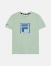 T-shirt manica corta sportiva Fila - verde chiaro