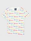 T-shirt manica corta sportiva Champion - bianco