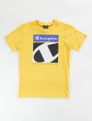 T-shirt manica corta sportiva Champion - giallo