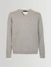 Maglia manica lunga casual Fred Mello - grey melange