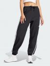 Pantalone lungo sportivo Adidas - nero bianco