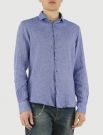 Camicia manica lunga Yes Zee - azzurro