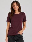 T-shirt manica corta Only - bordeaux