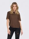 T-shirt manica corta Only - marrone