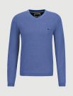 Maglia manica lunga casual Fynch-hatton - celeste