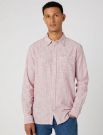 Camicia manica lunga casual Wrangler - red