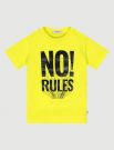 T-shirt manica corta sportiva Melby - giallo