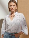 Camicia manica lunga giovane Fly Girl - bianco