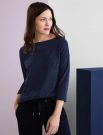 Maglia manica lunga Street One - deep blue