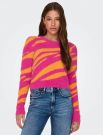 Pullover manica lunga Only - fucsia