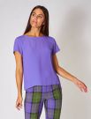 Camicia manica corta Emme - viola