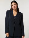 Giacca curvy Persona - blu navy