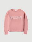 Pullover manica lunga I Do - rosa