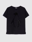 T-shirt manica corta Pennygray - nero