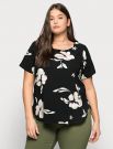 Maglia maniche corte. girocollo - black