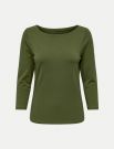 Maglia manica lunga curvy Carmakoma - winter moss