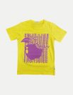 T-shirt manica corta sportiva Melby - giallo