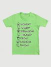 T-shirt manica corta sportiva Melby - verde viola