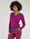 Maglia manica lunga Fly Girl - malva