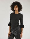 Maglia manica lunga Fly Girl - nero