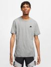 T-shirt manica corta sportiva Nike - grigio chiaro