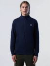 Maglia in felpa aperta North Sails - navy