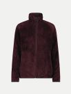 Maglia in pile con zip Cmp - burgundy