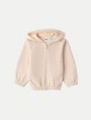 Maglia in felpa aperta I Do - beige