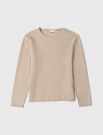 Pullover manica lunga I Do - beige