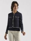 Cardigan Emme - navy bianco