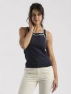 Top Emme - navy bianco