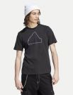 T-shirt manica corta sportiva Adidas - black